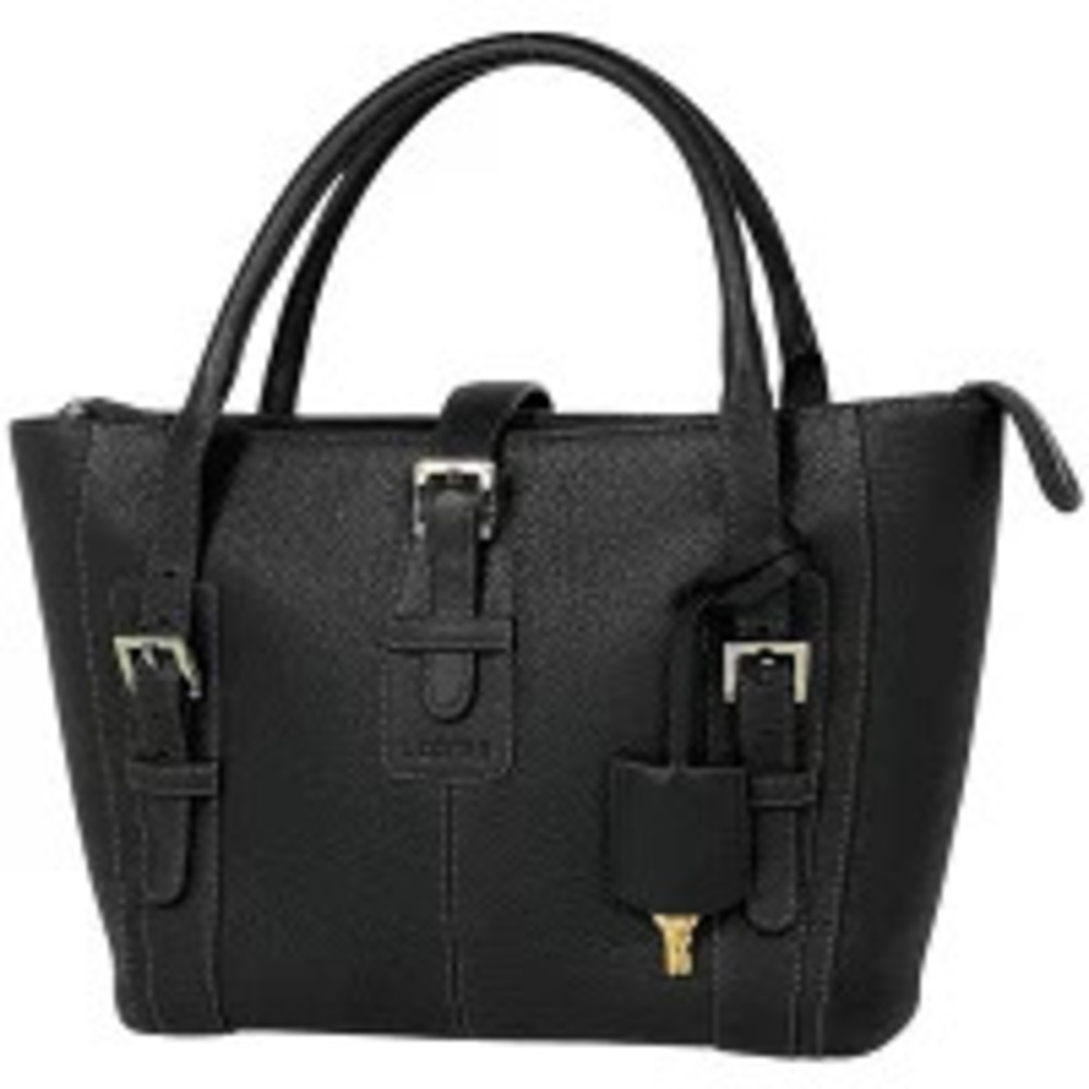 Loewe handbag tote bag leather black